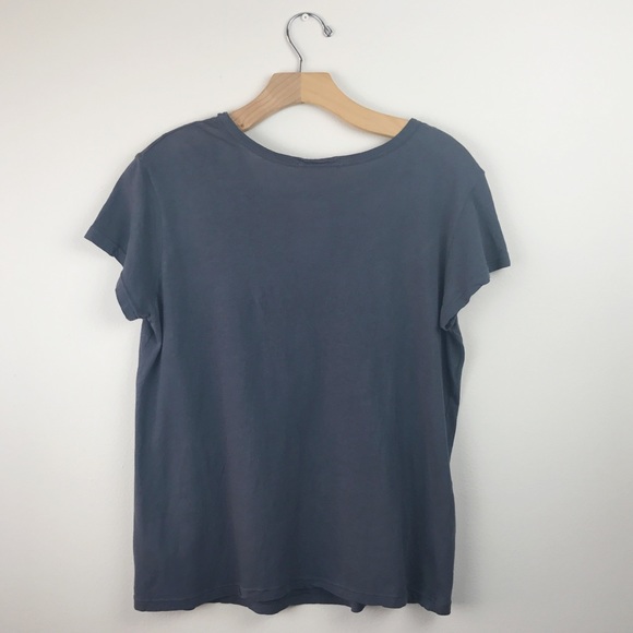 Sunnyside Beach Bum Slashed Neck Graphic Tee NWT - Picture 4 of 4